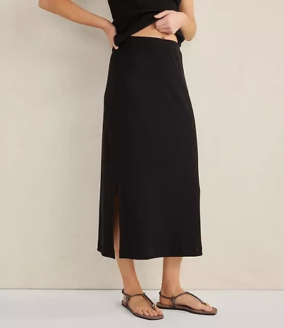 Haven Well Within Organic Cotton Rib Knit Skirt