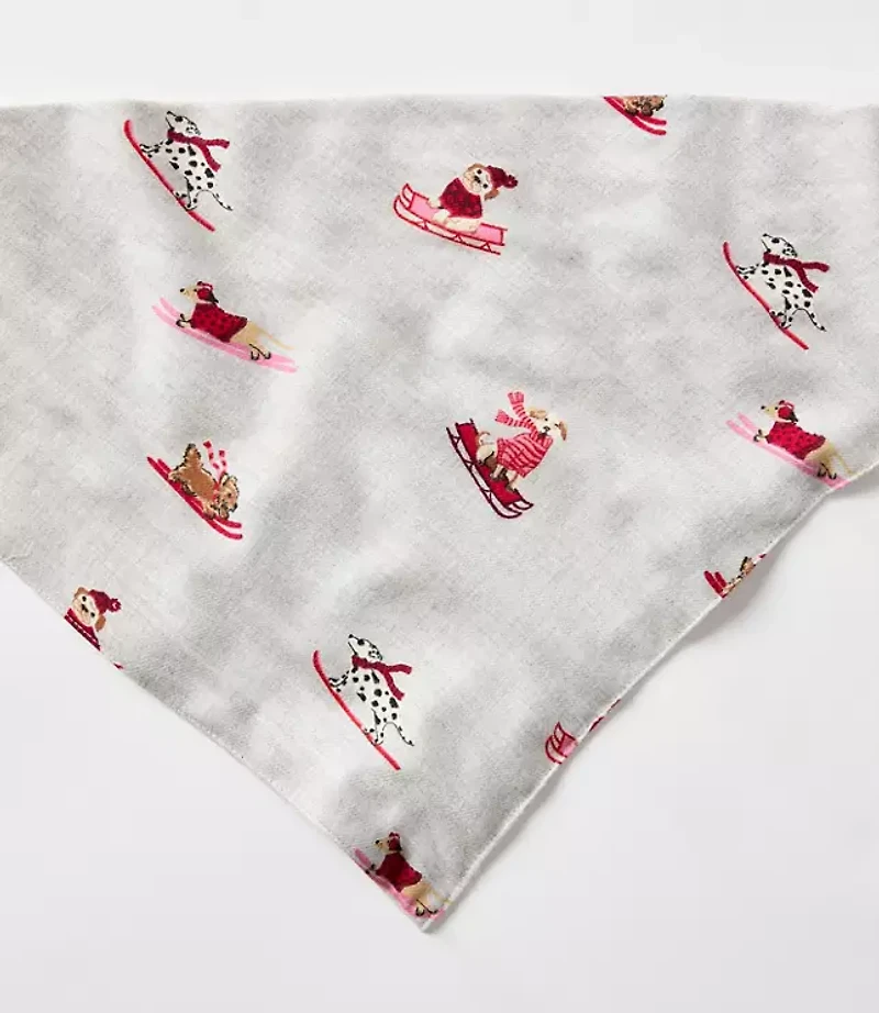 Ski Puppy Dog Bandana