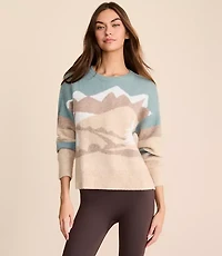 Lou & Grey Snowy Mountain Cloudstitch Sweater