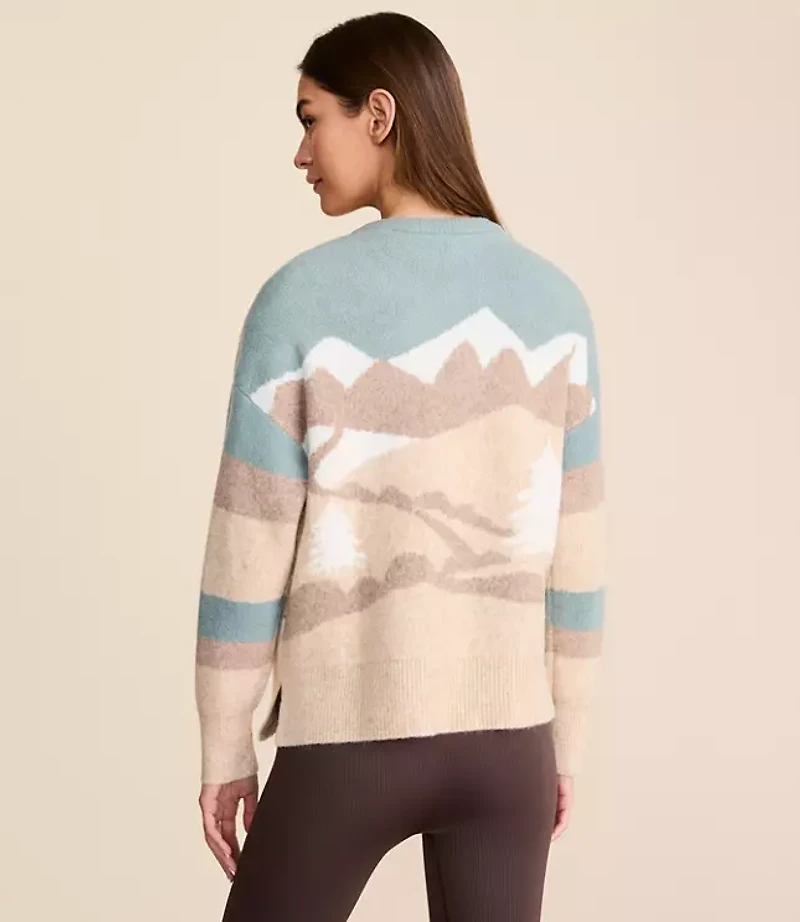 Lou & Grey Snowy Mountain Cloudstitch Sweater