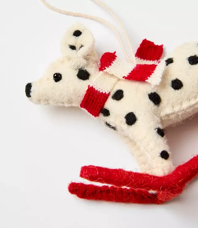 Ski Puppy Ornament