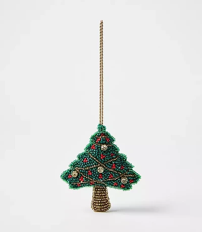 Holiday Tree Beaded Ornament