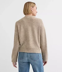 Petite Shimmer Relaxed Everyday Sweater