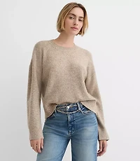 Petite Shimmer Relaxed Everyday Sweater