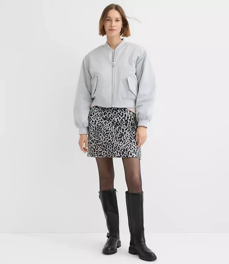 Silky Twill Bomber Jacket