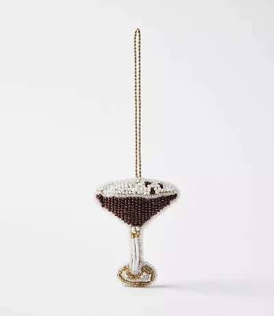 Espresso Martini Beaded Ornament