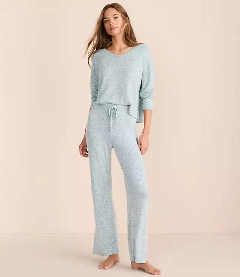 Lou & Grey Softened V-Neck Pajama Set