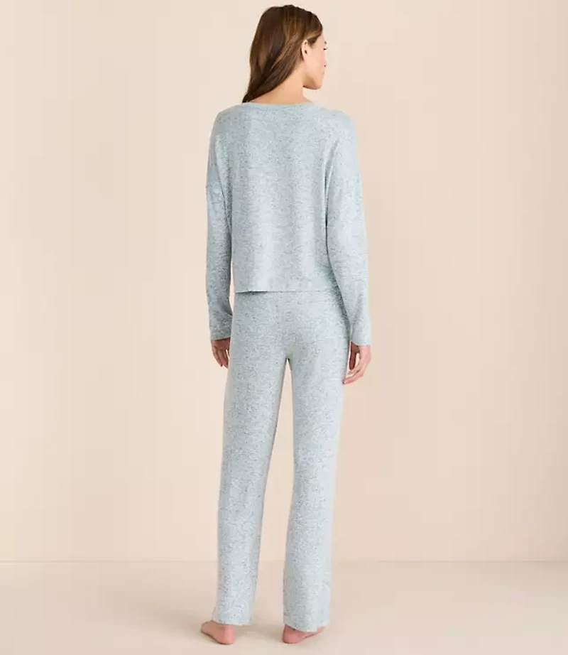 Lou & Grey Softened V-Neck Pajama Set