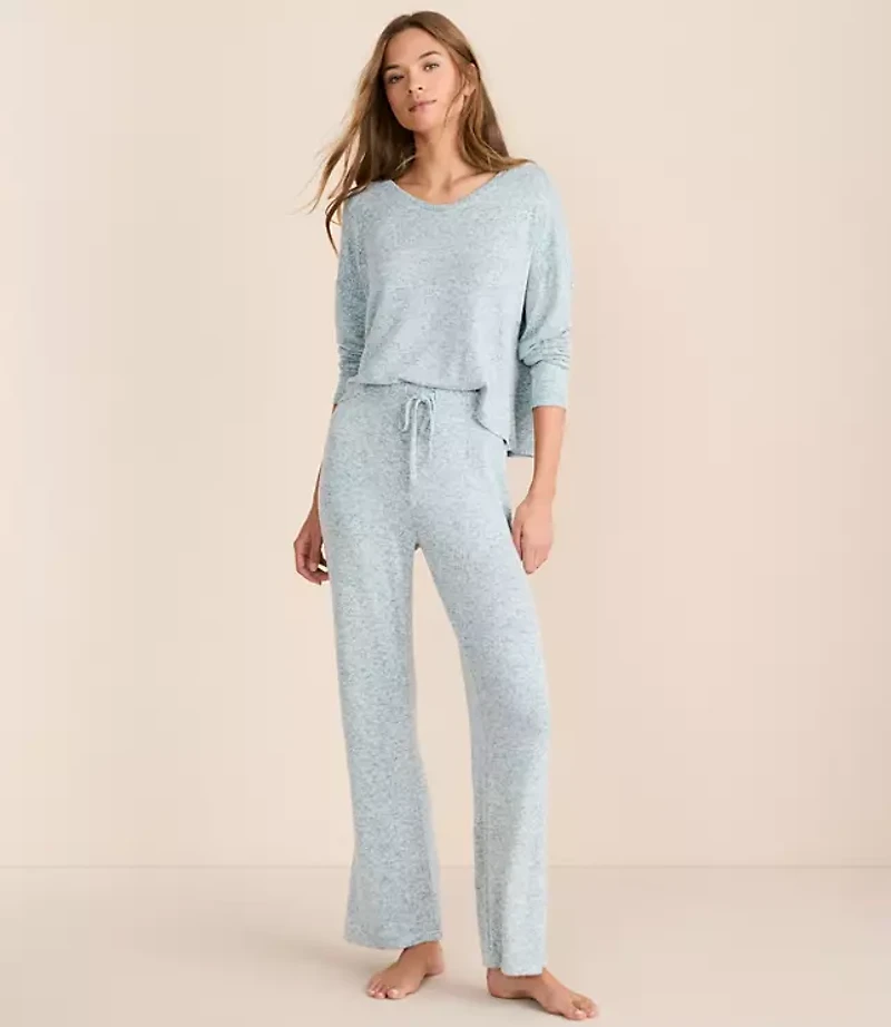 Lou & Grey Softened V-Neck Pajama Set