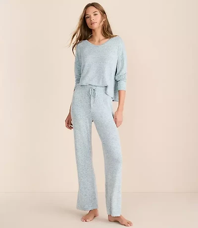 Lou & Grey Softened V-Neck Pajama Set