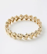 Metal Heart Stretch Bracelet