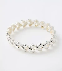 Metal Heart Stretch Bracelet