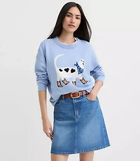 Cowboy Cat Sweater