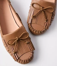 Fringe Bow Moccasins
