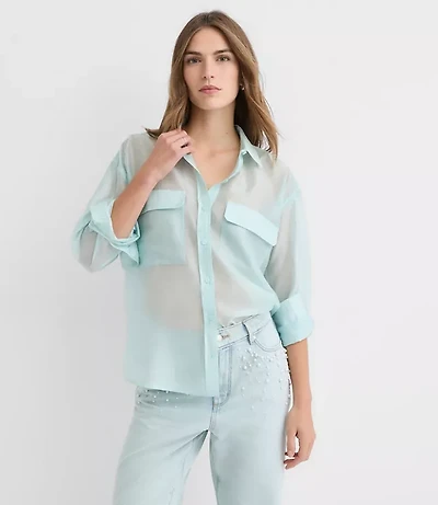 Sheer Utility Everyday Shirt