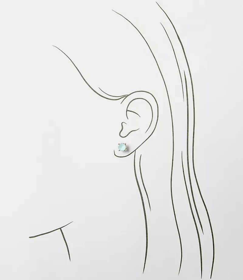 Multicolored Sparkle Stud Earring Set