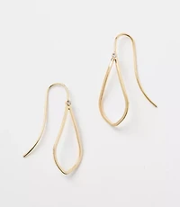 Open Drop Delicate Pull Through Earrings