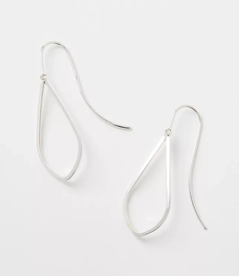 Open Drop Delicate Pull Through Earrings