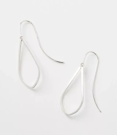 Open Drop Delicate Pull Through Earrings