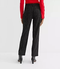 Parker Straight Pants Brushed Pinstripe
