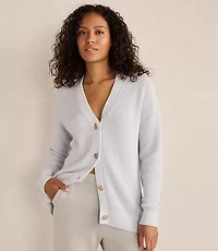 Haven Well Within Organic Cotton Shaker Stitch Cardigan