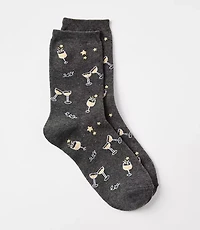 Champagne Crew Socks