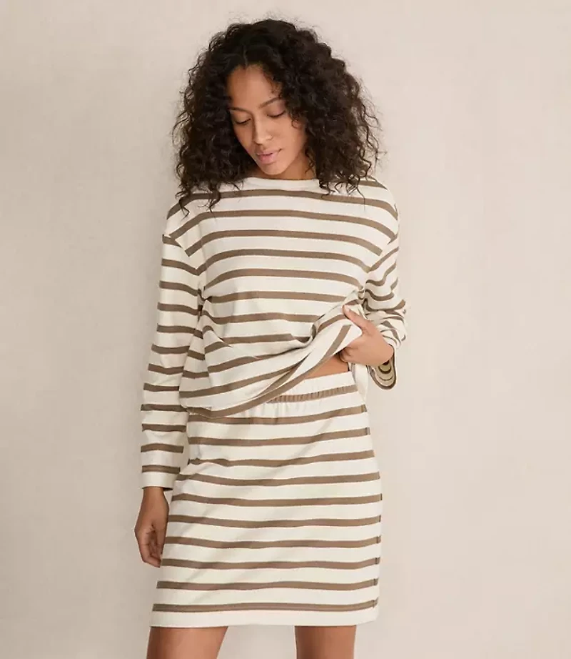 Haven Well Within Organic Cotton Stripe Skirt