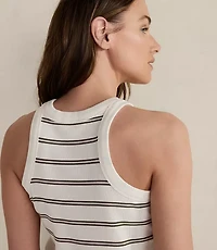Haven Well Within Essential Organic Cotton Double Stripe Racerback Tank