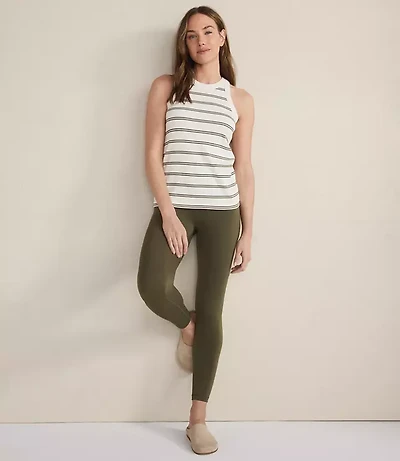 Haven Well Within Essential Organic Cotton Double Stripe Racerback Tank