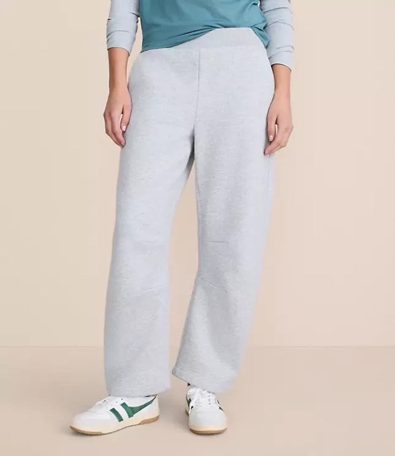 Lou & Grey Heathered Elite Fleece Barrel Pants