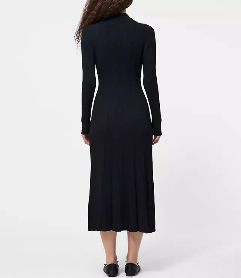 French Connection Crinkle Knit Maxi Dress