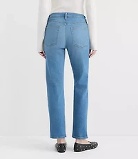 Rivete Petite Curvy Mid Rise Slim Jeans Vintage Wash