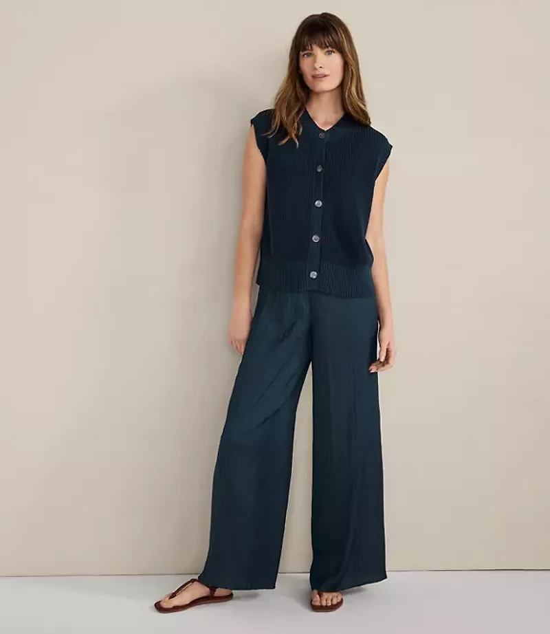 Haven Well Within Organic Cotton Linen Sweater Vest