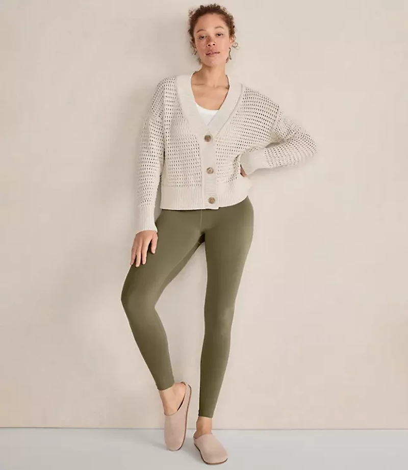 Haven Well Within Organic Cotton Open Stitch Cardigan