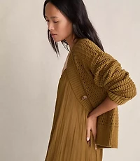Haven Well Within Organic Cotton Open Stitch Cardigan