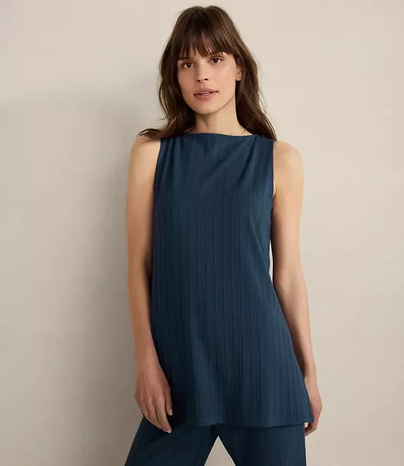 Haven Well Within Ribbed Bateau Neck Sleeveless Top