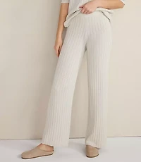 Haven Well Within Organic Cotton Ribbed Straight Leg Pants