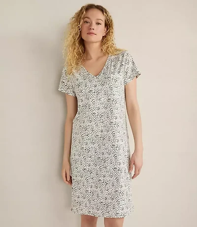 Haven Well Within Organic Cotton Jersey Animal Dot Sleep Dress