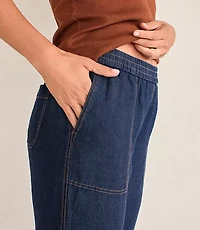 Haven Well Within Linen Barrel Leg Pants