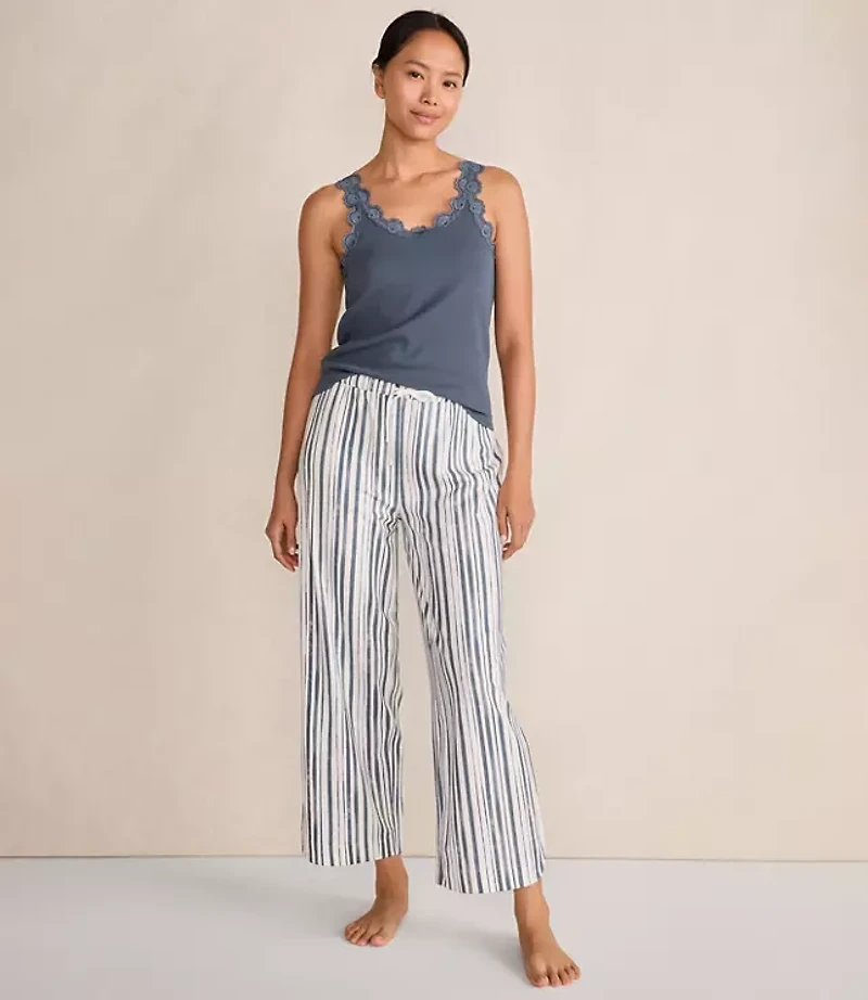 Haven Well Within Organic Cotton Jersey Painted Stripe Pajama Pants