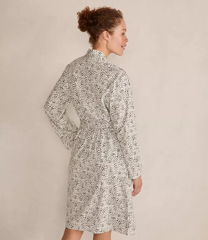 Haven Well Within Organic Cotton Jersey Animal Dot Robe