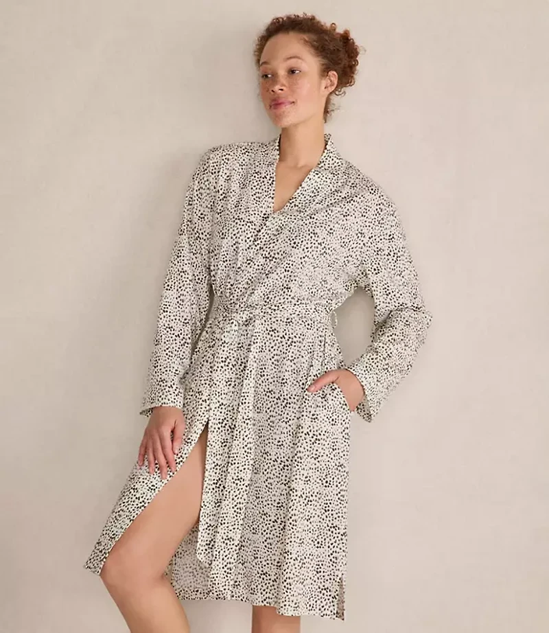 Haven Well Within Organic Cotton Jersey Animal Dot Robe