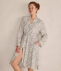 Haven Well Within Organic Cotton Jersey Animal Dot Robe