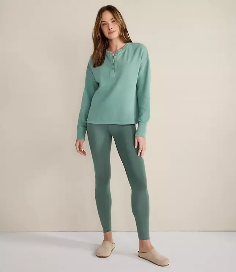 Haven Well Within Organic Cotton Waffle Henley
