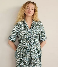 Haven Well Within Organic Cotton Gauze Floral Pajama Top