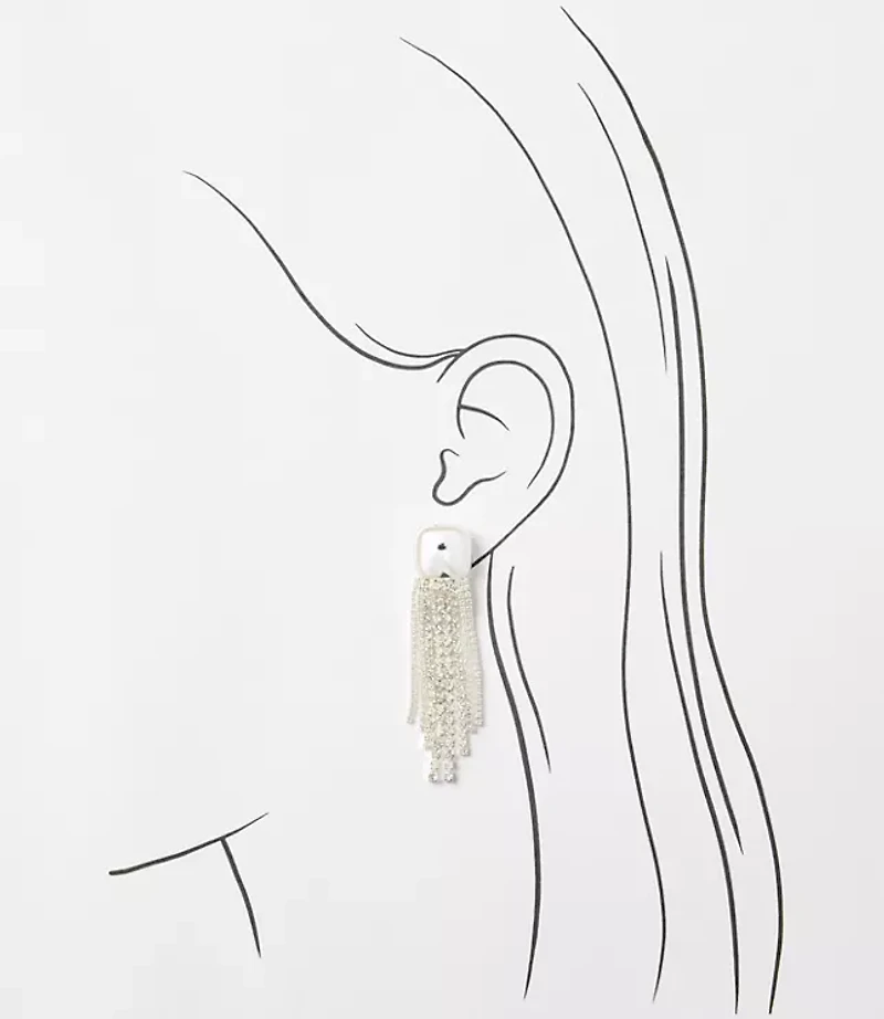 Crystal Waterfall Earrings