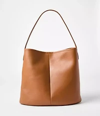 Leather Bucket Bag