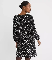 Petite Heart Double Tie Mini Dress