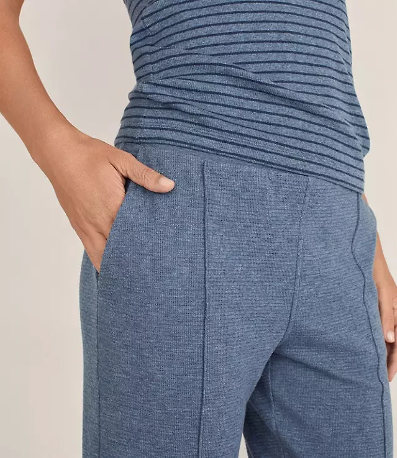Haven Well Within Cotton Blend Ottoman Rib Tapered Pants