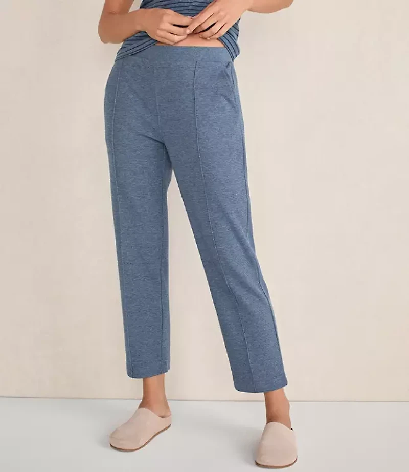 Haven Well Within Cotton Blend Ottoman Rib Tapered Pants